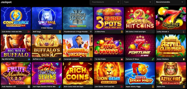 Fairspin Casino jackpot