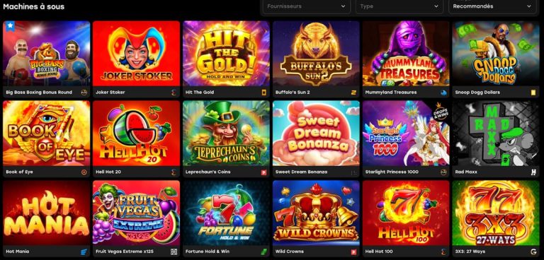 FairSpin Casino machines à sous