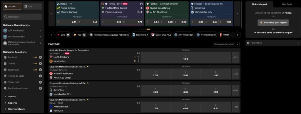 FairSpin Casino paris sportifs